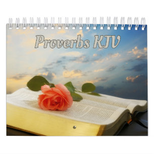 Proverbs Bible Verses Collection Wall Calendar