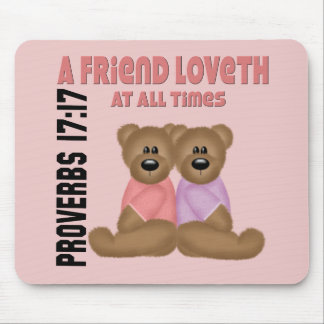 Proverbs Friend Mouse Pad