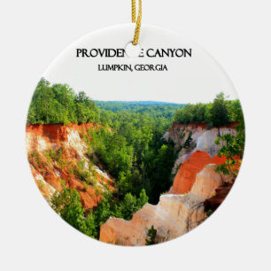 PROVIDENCE CANYON - Lumpkin, Georgia Ceramic Tree Decoration