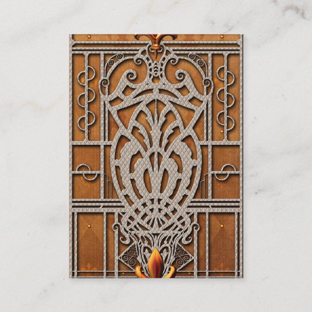 PROVIDENCE: FLEUR DE LIS BUSINESS CARD (Front)