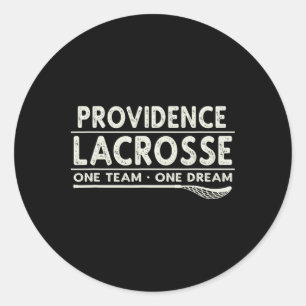 Providence Lacrosse One Team One Dream Classic Round Sticker