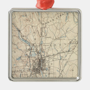 Providence, Massachusetts Metal Tree Decoration