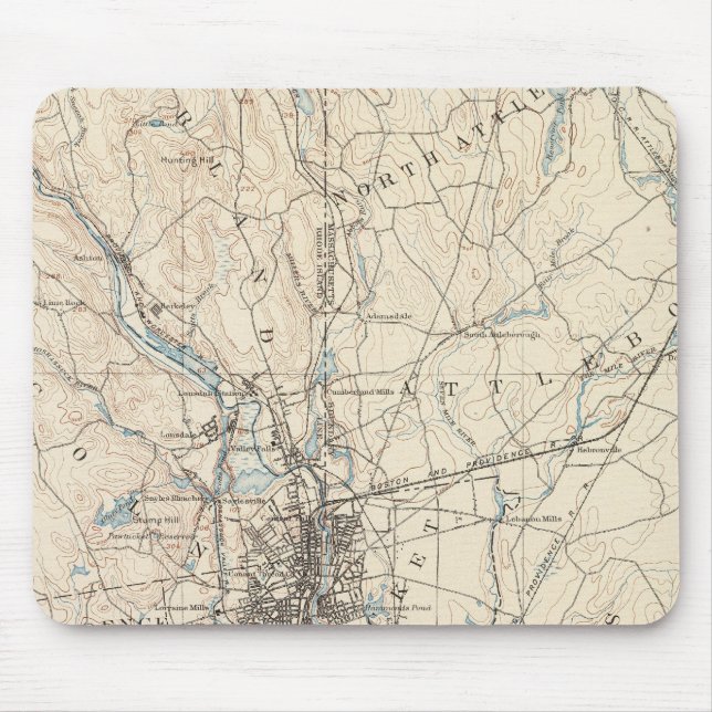 Providence, Massachusetts Mouse Pad (Front)