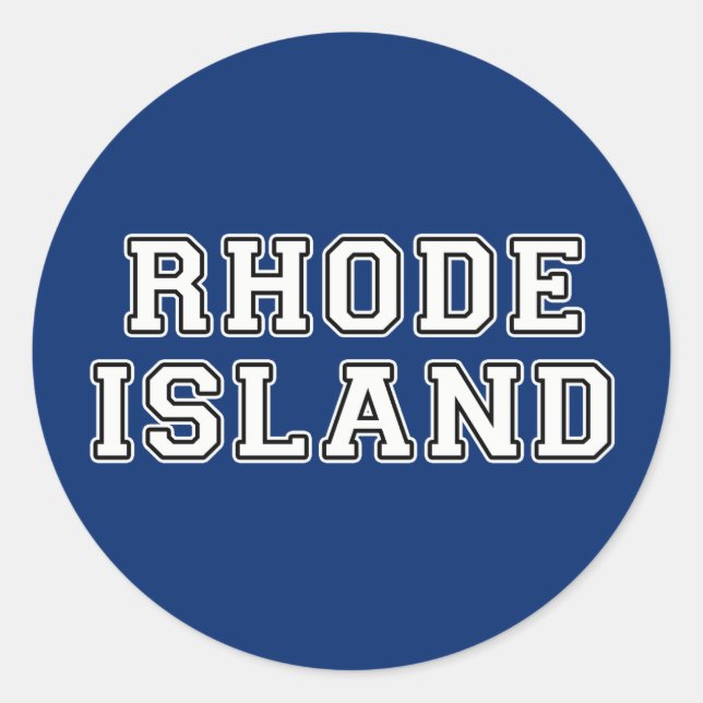 Providence Rhode Island Classic Round Sticker (Front)