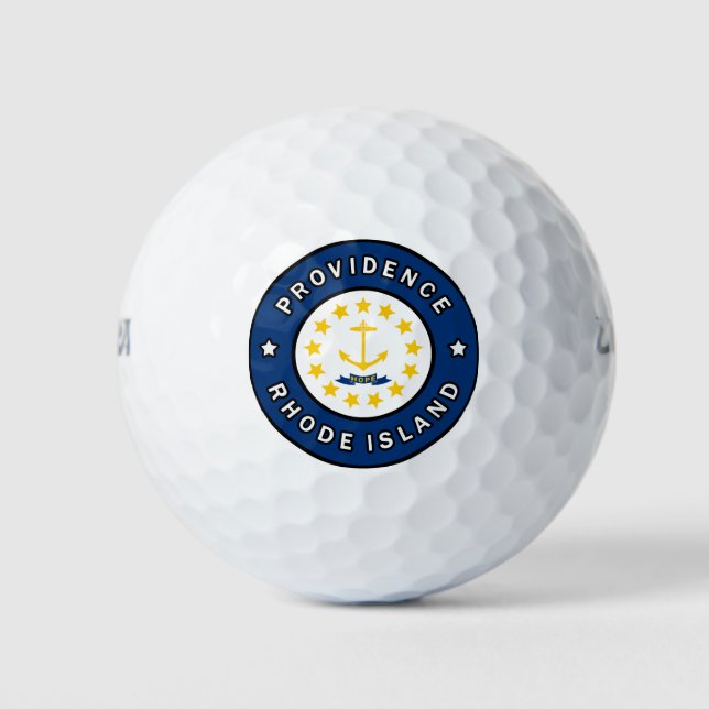Providence Rhode Island Golf Balls (Front)