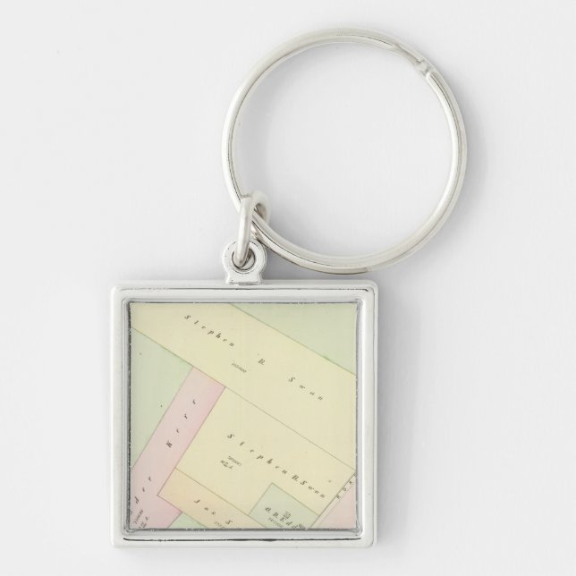 Providence Rhode Island Map Key Ring (Front)