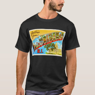 Providence Rhode Island RI Vintage Travel Souvenir T-Shirt