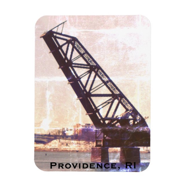 Providence, Rhode Island 'Stuck-Up Bridge' Magnet (Vertical)