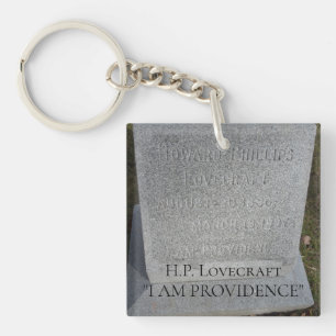 Providence, Rhode Island Writer H.P. Lovecraft Key Ring