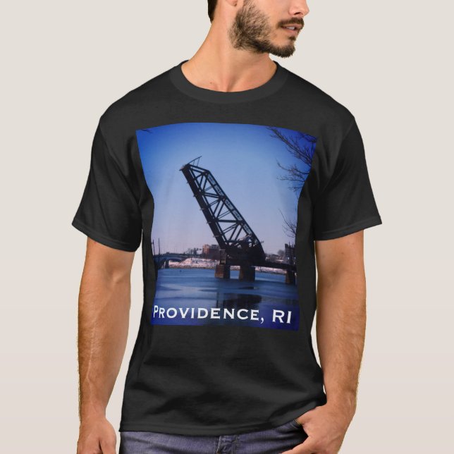 Providence, RI 'Stuck-Up Bridge'  T-Shirt (Front)