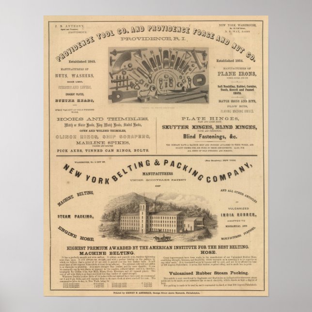 Providence Tool and Forge and Nut Company Poster (Front)