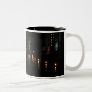 providence waterfire Two-Tone coffee mug