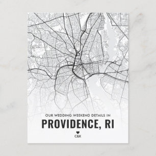 Providence Wedding Weekend Details Enclosure Card