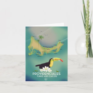 Providenciales turks and caicos note card