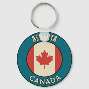 Province of Alberta Canada Key Ring