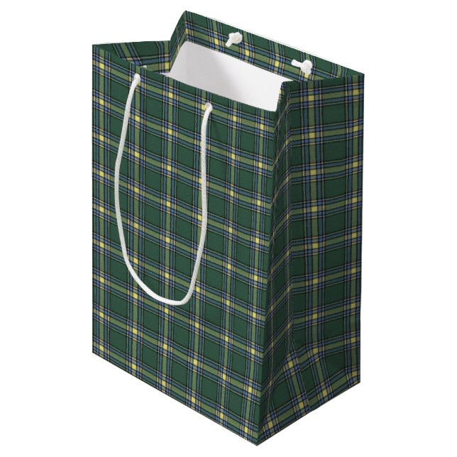 Province of Alberta Original Tartan  Medium Gift Bag (Front Angled)