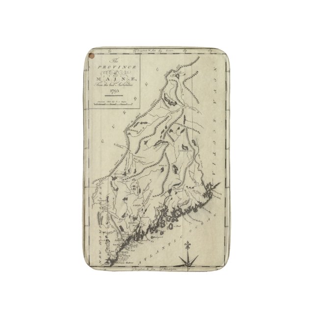 Province of Maine Bath Mat (Front Vertical)