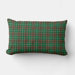 Province of Newfoundland Canada Tartan Lumbar Cushion