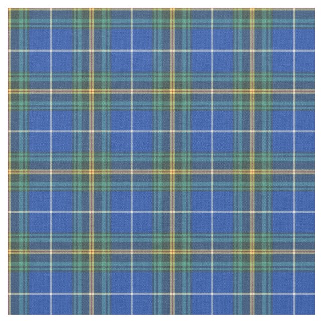 Province of Nova Scotia Canada Tartan Fabric (Close Up)
