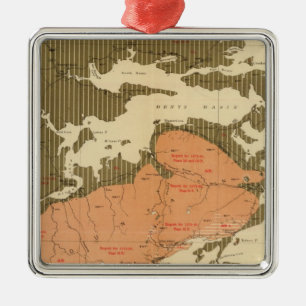 Province of Nova Scotia Island of Cape Breton 8 Metal Ornament