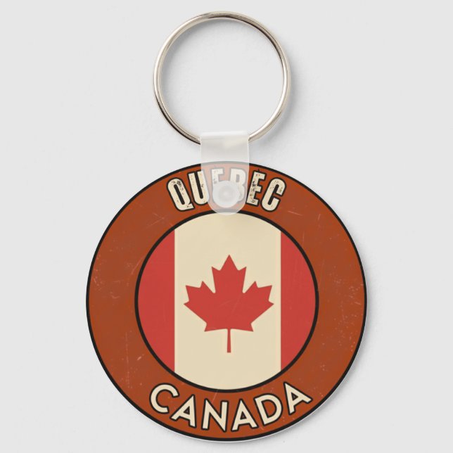 Province of Quebec Canada Key Ring (Front)