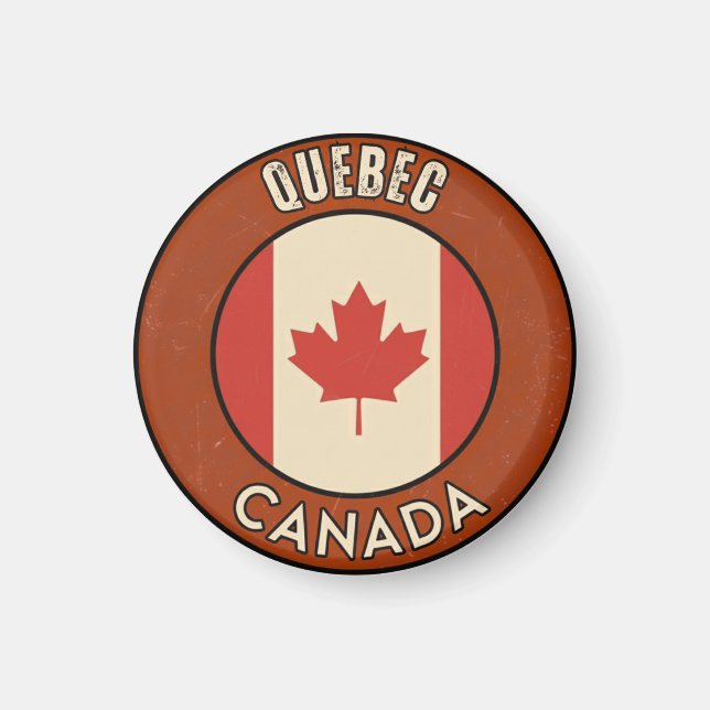 Province of Quebec Canada Magnet (Front)