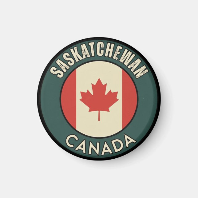 Province of Saskatchewan Canada Magnet (Front)