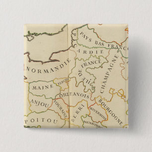 Provinces, France 15 Cm Square Badge