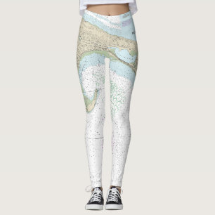 Provincetown Harbor Nautical Chart 13249 Leggings