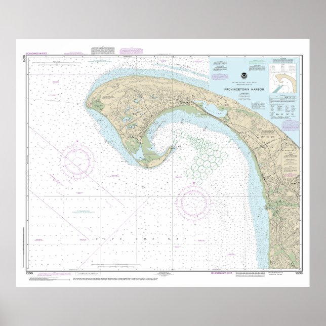 Provincetown Harbour Nautical Chart 13249 (Front)