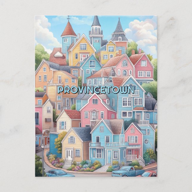 Provincetown MA Postcard (Front)