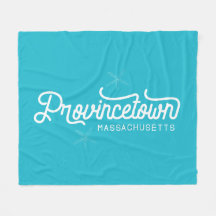 Provincetown Massachusetts Fleece Blanket