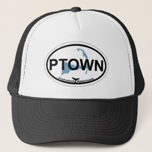 Provincetown Oval Design. Trucker Hat