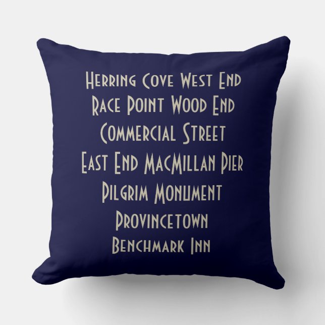 Provincetown Pillow (Front)