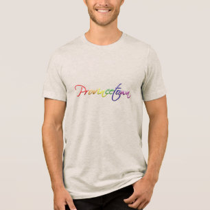 Provincetown Rainbow Colours Tri-Blend Shirt