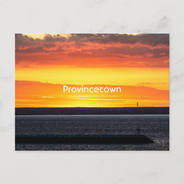 Provincetown sunrise postcard (Front)