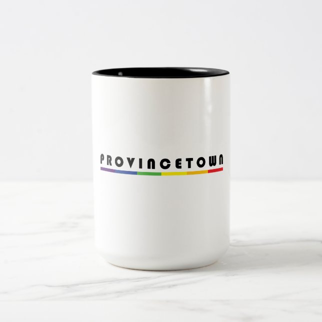 Provincetown Two-Tone Coffee Mug (Center)