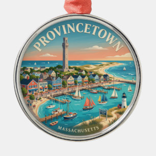 Provincetown USA Metal Ornament