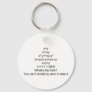 Proving 1+1=1 key ring
