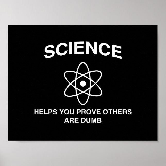 Proving Others Are Dumb Poster (Front)