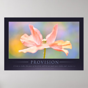 PROVISION - Christian Motivational Poster