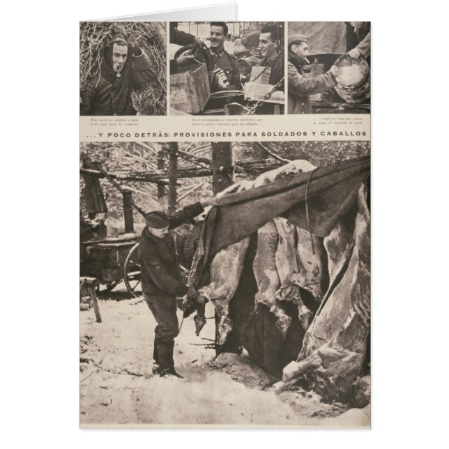 Provisions for soldiers & troops on Eastern (Front)