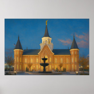 Provo City Center Temple Painting™ LDS Art Poster
