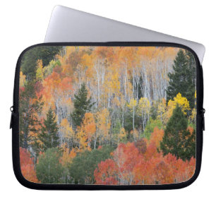 Provo River and aspen trees 11 Laptop Sleeve