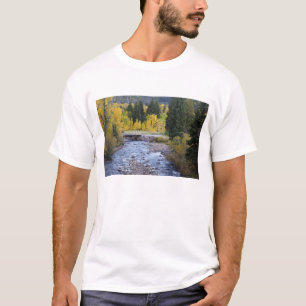 Provo River and aspen trees T-Shirt