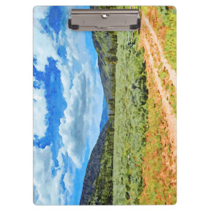 Provo River Valley in Uinta Mountains Clipboard