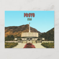 Provo Utah Temple Vintage