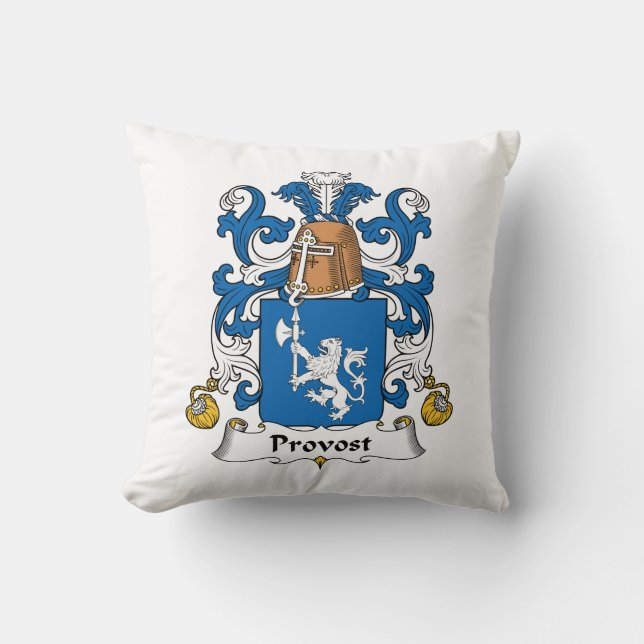 Provost Family Crest Cushion (Front)