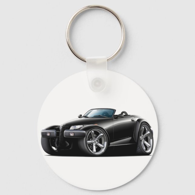 Prowler Black Car Key Ring (Front)