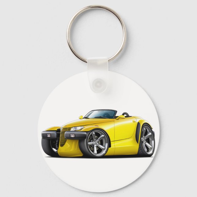 Prowler Yellow Car Key Ring (Front)